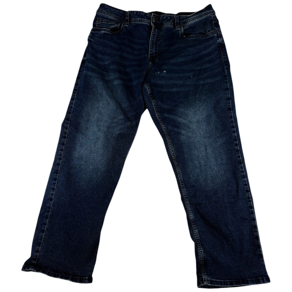 tpj The Perfect Jean Slim Thick Jeans Mens 36x30 Blue Denim Cotton Dark Wash